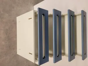 Interfurn 4-Drawer Blue Cabinet, 2 of 2