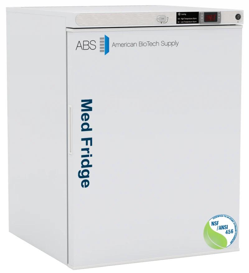 ABS 5.2 Cu. Ft. Solid Door Freestanding Vaccine Refrigerator PH-ABT-NSF-UCFS-0504