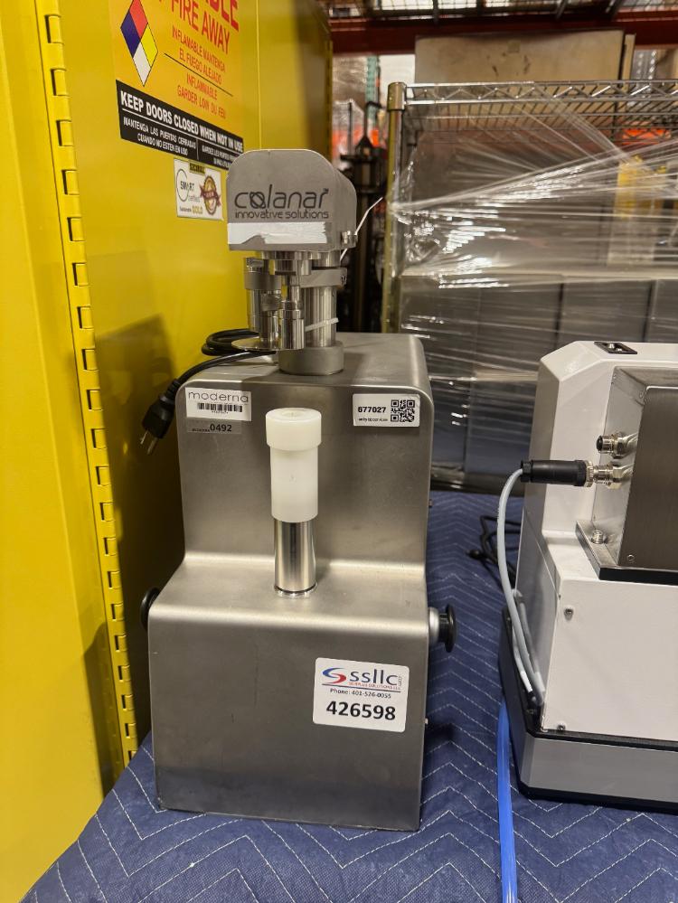Colanar CMC 1000 Laboratory Vial Capping Machine with Pneumatic Operation