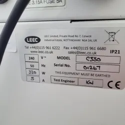 LEEC C330 Classic Incubator with Digital Microprocessor Controller, 5 of 6