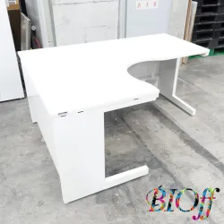 Uchida Yoko 5-110-6790 Skaena Desk System White 1600 × 1200 × 720 mm, 2 of 5
