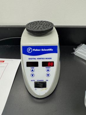 Fisher Scientific Digital Vortex Mixer Model 945415 with Adjustable Speed and Timer-cover