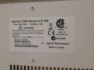 Refurbished Agilent 7500e ICP-MS System for Sale, 3 of 3