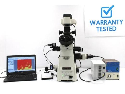 Nikon Eclipse Ti-E PFS Motorized Inverted Fluorescence and Phase Contrast Microscope with LED Illumination and Motorized XY Stage-cover