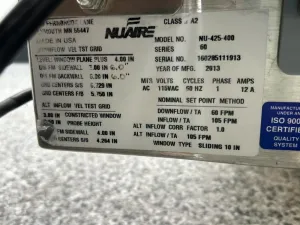 NuAire NU-425-400 BioSafety Cabinet, 4 of 4