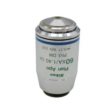 Nikon Microscope Objective CFI Plan Apo 60XA 1.40 Oil Ph3 DM 60x Phase Contrast