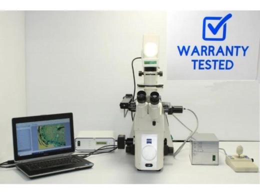 Zeiss Axiovert 200m Motorized Inverted Fluorescence Microscope with Motorized XY Stage and Filter Cube Turret-cover