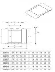 Radwag H315.4N.300/600.H3 Stainless Steel Ramp Scale, 6 of 6