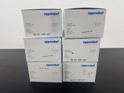 Eppendorf Research Plus Adjustable Single Channel Pipettes (Set of 6)-cover