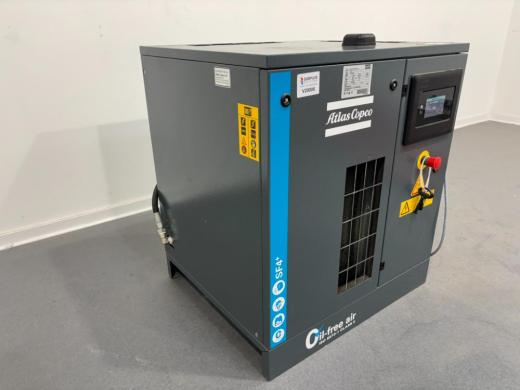 Atlas Copco SF4+ Industrial 3.7 kW 3-Phase Air Compressor with Touchscreen Control-cover