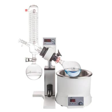 Scilogex RE100-S Rotary Evaporator with Vertical Coiled Condenser and Manual Lift-cover