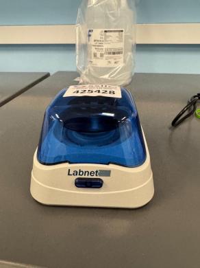 Labnet Mini Centrifuge with Transparent Blue Lid, Single-Speed Microcentrifuge-cover