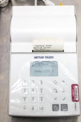 Mettler Toledo MS12002TS Precision Analytical Balance with P-58RUE Thermal Printer, 12,200g Capacity, 10mg Readability-cover