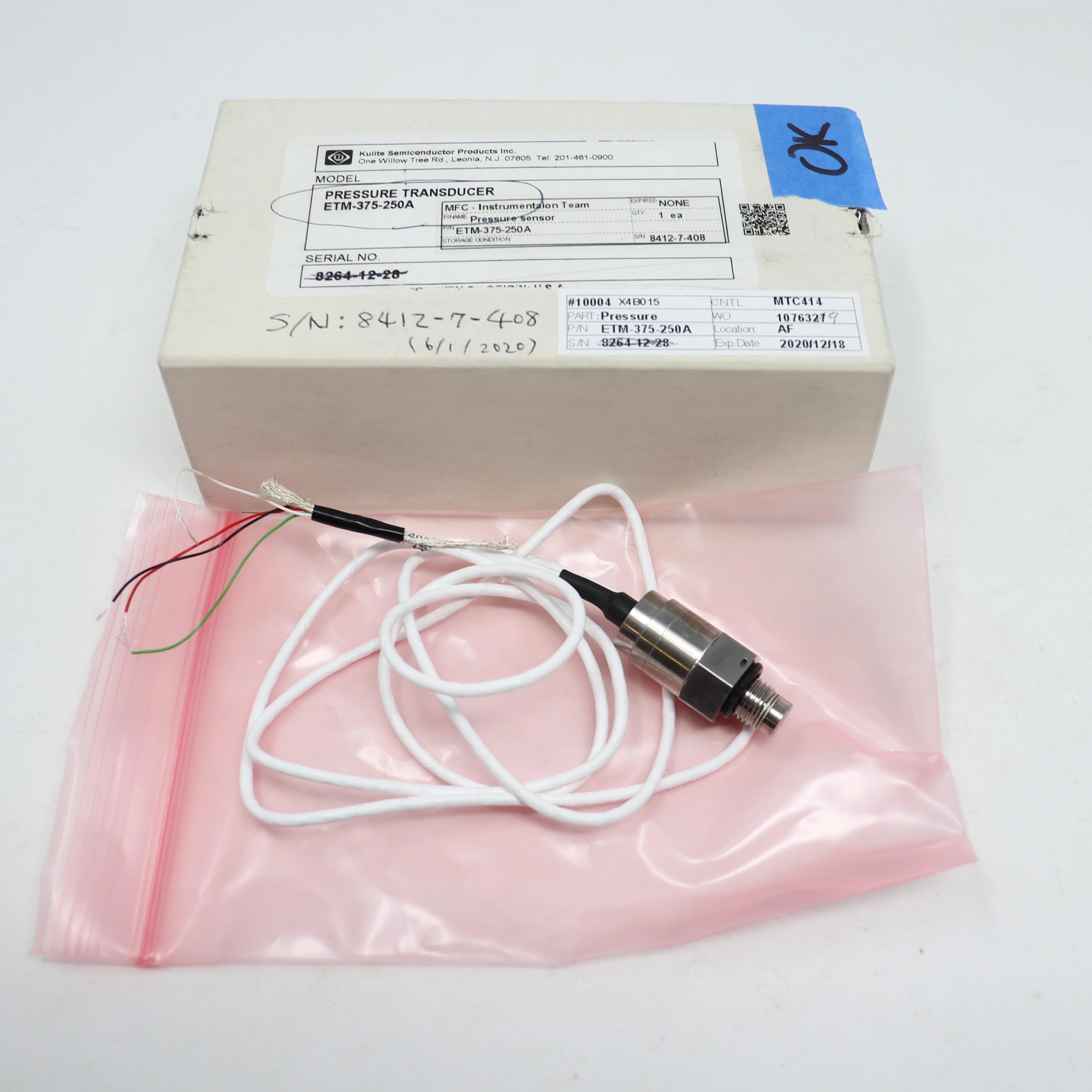 Kulite ETM-375-250A 4-Wire 5Vdc Absolute Pressure Transducer with Flush Diaphragm