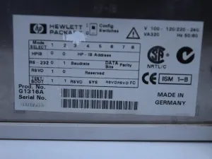 Agilent G1316A COLCOM 1100 Series Column Compartment with Peltier Temperature Control, 5 of 5