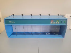 VELP JLT6 Digital Flocculator with 6 Positions and Programmable Timer, 2 of 7
