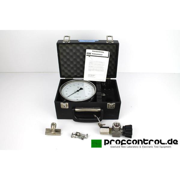 WIKA Präzisions-Feinmessmanometer 0-6 bar, 160mm, Class 0.6, 316Ti Stainless Steel