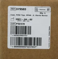 Beckman Coulter 379503 P250 Sterile Barrier Liquid Handling Tips Set of 6 Cases, 4 of 4