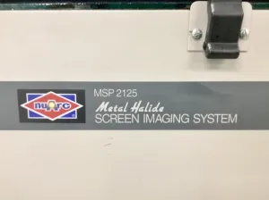 NuArc MSP 2125 Metal Halide Screen Imaging System with Integrated Vacuum Frame, 14 of 15