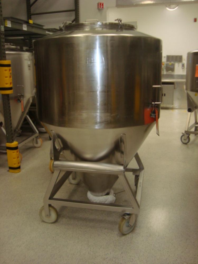 Bohle Mobile 1400 Liter Capacity Stainless Steel Tote