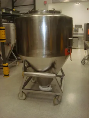Bohle Mobile 1400 Liter Capacity Stainless Steel Tote