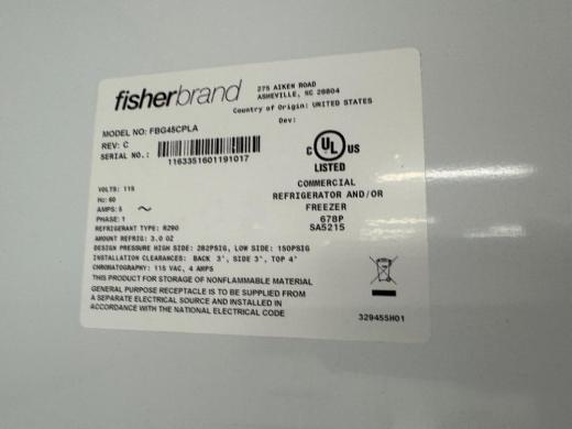 Fisherbrand Isotemp Double Door Laboratory Refrigerator FBG45CPLA-cover