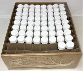 VWR TraceClean 89093-846 Amber 40mL Borosilicate Glass Vials with Caps (Box of 72), 2 of 5