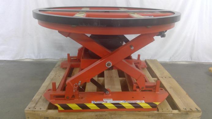 Presto P3-AA Pneumatic Load Leveler with Turntable for Pallet Handling, 4500 lbs Capacity-cover