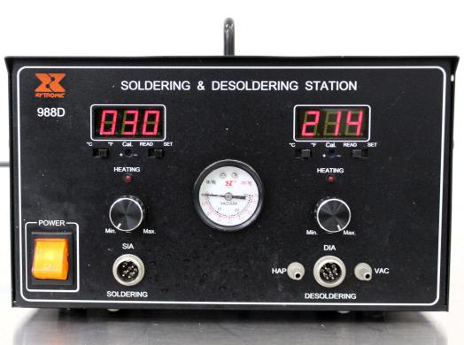 XYTronic Model 988 Temperature Controlled Soldering and Desoldering Station 200-480°C 115V-cover