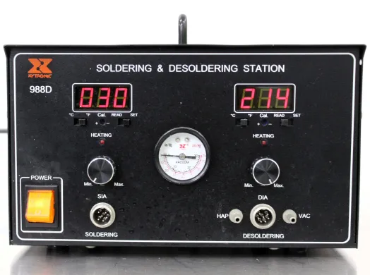 XYTronic Model 988 Temperature Controlled Soldering and Desoldering Station 200-480°C 115V