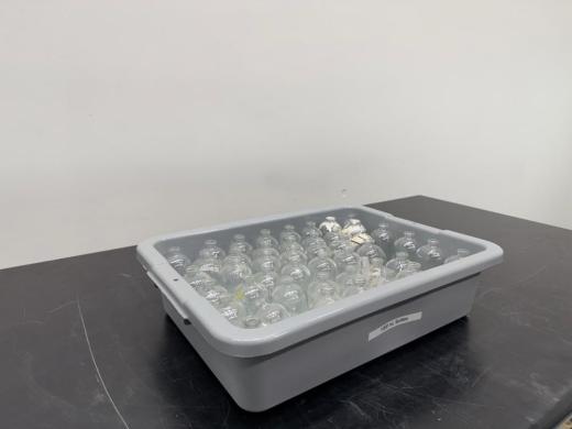 Set of Laboratory Glass Bottles for Sample Storage and Reagent Handling-cover