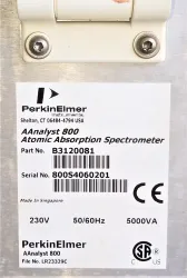 PerkinElmer AAnalyst 800 Atomic Absorption Spectrometer with AS800 Autosampler and Cooling Accessory, 25 of 28