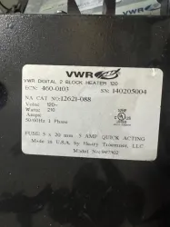 VWR Digital Heat Block Model 949302 with Electronic Temperature Control, 2 of 2