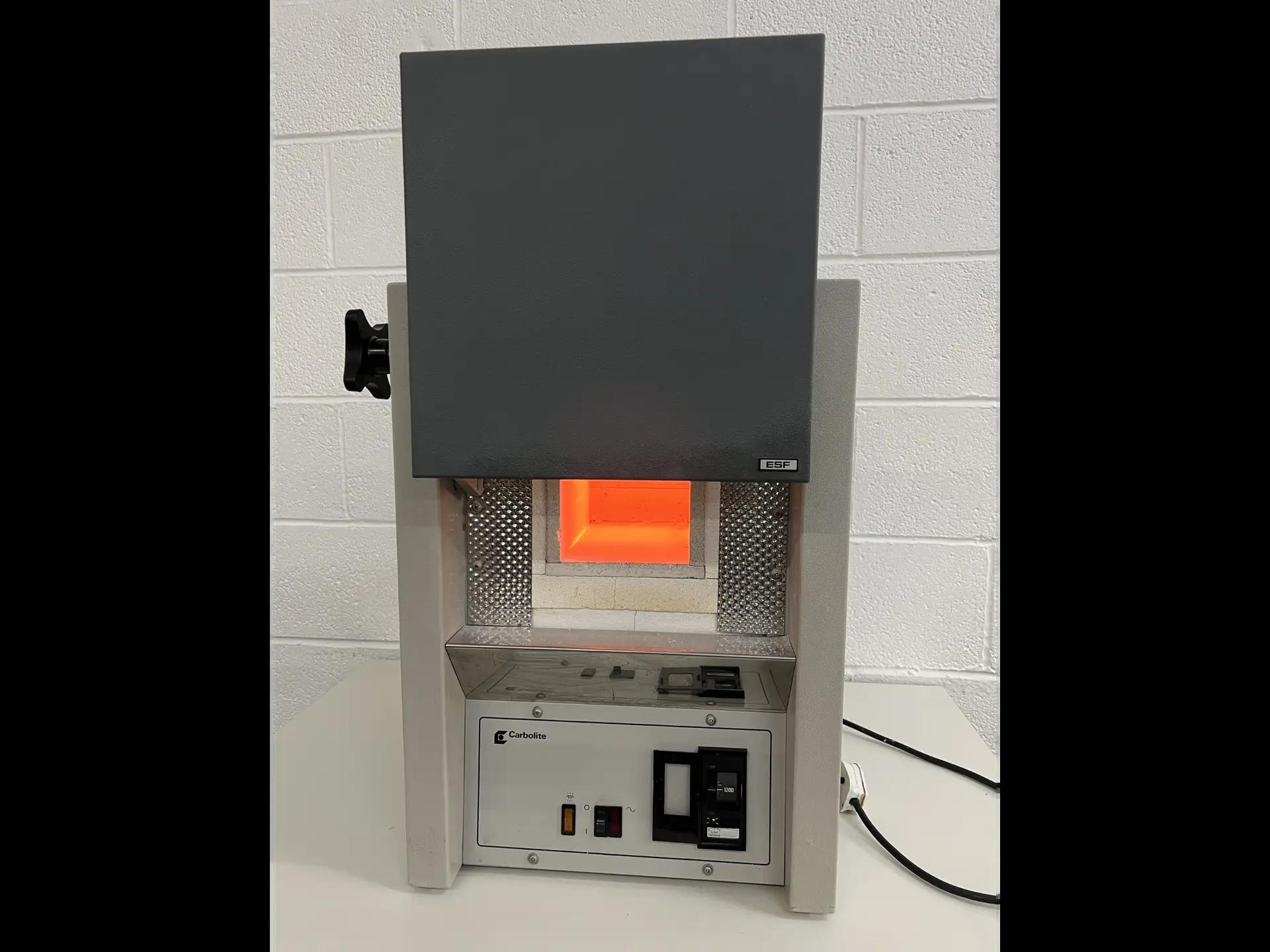 Carbolite ESF 12/2 1200 Benchtop Electric Resistance Laboratory Furnace