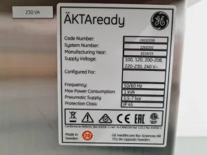 GE Healthcare AKTAready Chromatography FPLC System Lab, 6 of 74