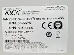 Affymetrix GeneChip Scanner 3000 7G and GeneChip 450 Fluidics Station for Genomic Microarray Analysis, 19 of 36