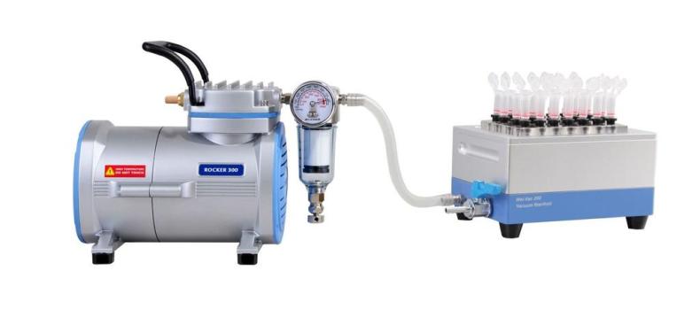 WelVac 210 Microplate Vacuum Manifold System with Integrated Oil-Free Vacuum Pump 110V-cover