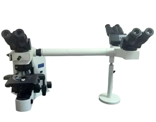 Olympus BX41 Compound Microscope with 2X Multihead Teaching System (3 Heads)