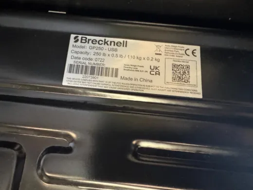 Brecknell GP250 Digital Precision Scale for Laboratory and Industrial Use