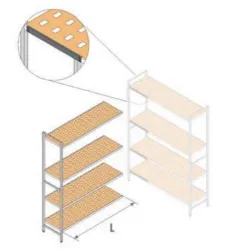 Codigel 4-Level Laboratory Shelf System, 2 of 4