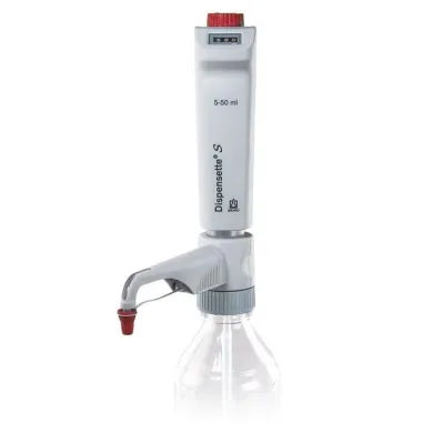 BrandTech Scientific Dispensette S Digital Bottletop Dispenser, 5 to 50mL