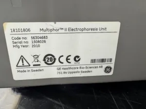 GE Multiophor II Horizontal Electrophoresis Unit with Multitemp III Precision Chiller, 6 of 10