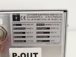 RF System with Hüttinger PFG 600 and PFM 1500A plus SVT Associates RF Plasma Source, 15 of 38