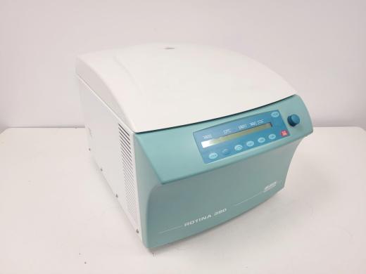 Hettich ROTINA 380 Benchtop Centrifuge with 1798 Swing-Out Rotor and Buckets-cover