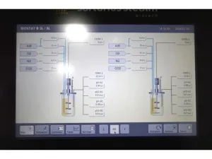 Sartorius Biostat B-CC Twin Bioreactor Controller with 5L and 10L Single-Wall Glass Univessels for Cell Culture, 5 of 44
