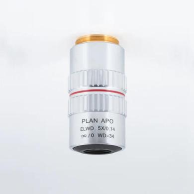 MOTIC Plan Apochromat ELWD PLAN APO 5X/0.140 Long Working Distance Microscope Objective (WD=34mm)-cover