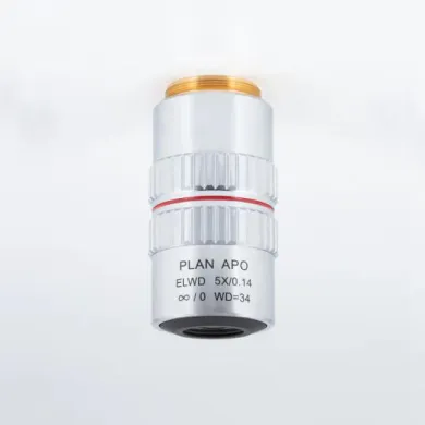 MOTIC Plan Apochromat ELWD PLAN APO 5X/0.140 Long Working Distance Microscope Objective (WD=34mm)