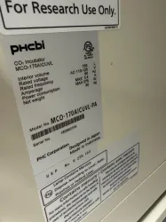 PHC Corporation MCO-170AICUVL-PA Double Stack CO2 Incubator for Cell Culture, 3 of 3