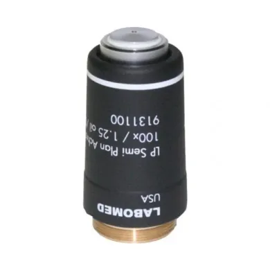 Labomed 9131100 100x Oil Semi-Plan Achromatic Objective