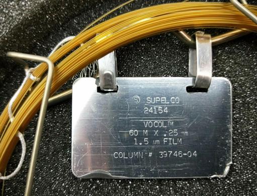 Supelco VOCOL Capillary Column 60M x 0.25mm x 1.5µm-cover